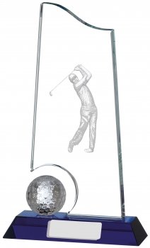 9Inch GOLF GLASS AWARD T/47 S112S CASE 8