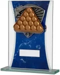 6.5" POOL/SNOOKER GLASS AWARD