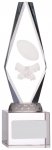8" RUGBY BOOT BALL GLASS