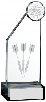6.25inchDARTS GLASS AWARD