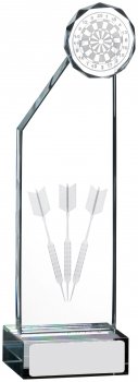 8inchDARTS GLASS AWARD