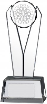 7.5Inch V SHAPED GLASS DARTS AWARD