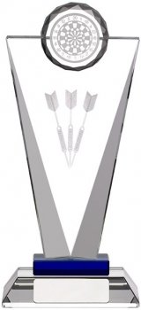 7.25InchGLASS DARTS AWARD