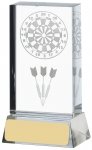 4.25" DARTS LASERED GLASS AWARD