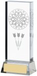 5.75" DARTS LASERED GLASS AWARD