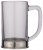 PEWTER BASED GLASS TANKARD