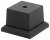 2" x 2" BLACK WEIGHTED BASE