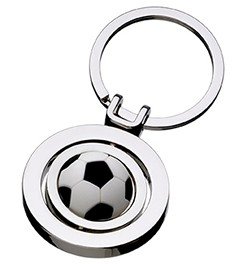 FOOTBALL SPINNER KEYRING