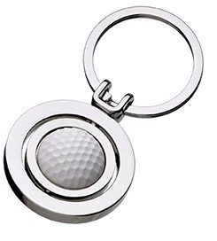 GOLFBALL SPINNER KEYCHAIN