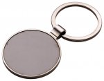 CIRCULAR ENGRAVEABLE KEYRING