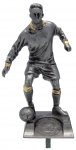 5.5" ANTIQUE SILVER MALE FOOTBALL FIGURE HOLDER