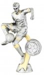 5" ANTIQUE SILVER MALE FOOTBAL FIGURE HOLDER