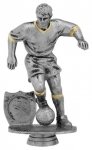5" ANTIQUE SILVER MALE FOOTBALL FIGURE HOLDER