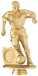 5" MATTE GOLD MALE FOOTBALL FIGURE HOLDER