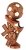 5" BRONZE FOOTBALL BOOT & BALL FIGURE