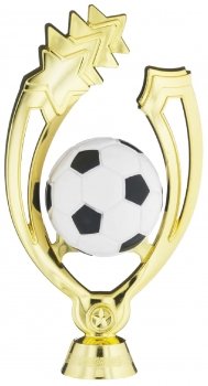 153mm GOLD FOOTBALL HOLDER