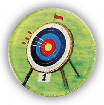 ARCHERY 1inchDOMED CENTRE