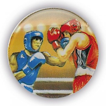 BOXING PAIR 1inchDOMED CENTRE