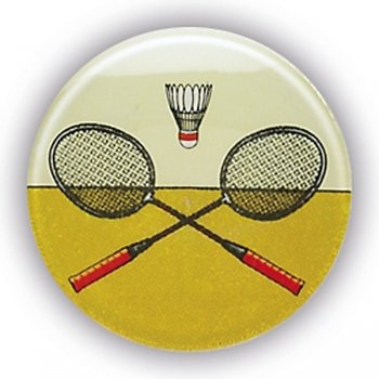 BADMINTON 1inchDOMED CENTRE