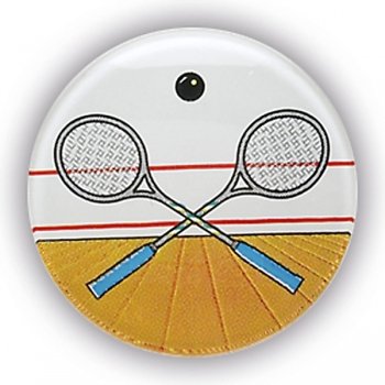 SQUASH RACKETS 1InchDOMED CENTRE