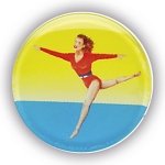 GYM FLOOR FEMALE 1"DOMED CENTRE