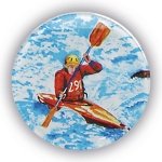 CANOE 1"DOMED CENTRE