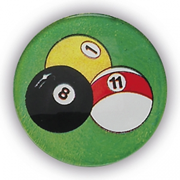 POOL STRIPES/SPOTS 1InchDOMED CENTRE