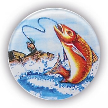 SEA FISHING 1InchDOMED CENTRE