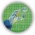 FOOTBALL GOALIE 1"DOMED CENTRE