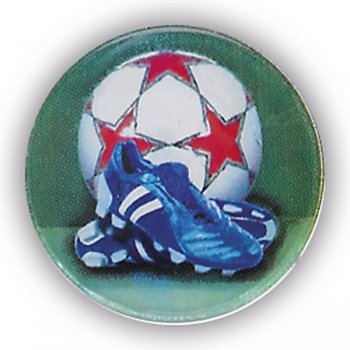 BOOTS & BALL 1InchDOMED CENTRE