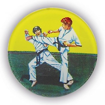 KARATE 1InchDOMED CENTRE