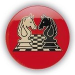 CHESS 1"DOMED CENTRE