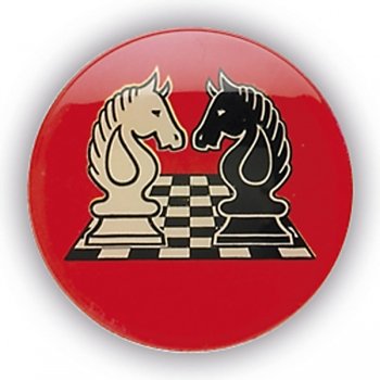 CHESS 1InchDOMED CENTRE