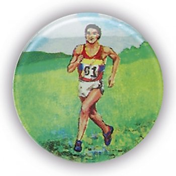X COUNTRY MALE 1InchDOMED CENTRE