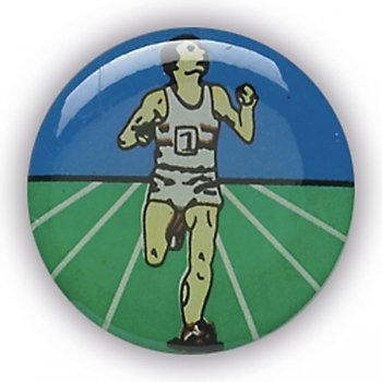 MALE RUNNER TRACK 1InchDOMED CENTRE