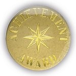 ACHIEVEMENT AWARD 1"DOMED CENTRE
