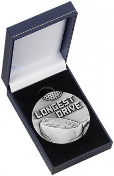 60mm LONGEST DRIVE MEDAL & BOX