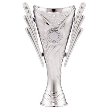 185mm SILVER RIBBON CUP C/28   PACK   CASE 25