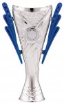 185mm SILVER BLUE RIBBON CUP C/28   PACK   CASE 25