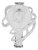 104mm SILVER CENTRE SPACER