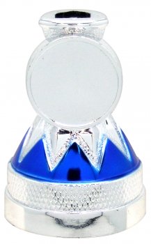 92mm SILVER/BLUE CENTRE STEM