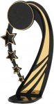 6" BLACK/GOLD BACKDROP