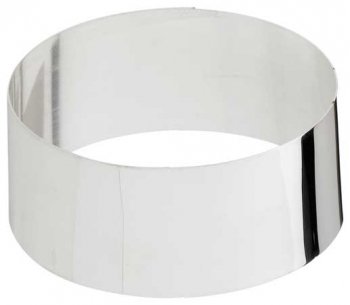 SILVER PLATED PLINTH BAND 4.5inch