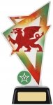 7.5"WELSH ACRYLIC TROPHY