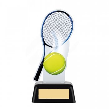 6.25inch TENNIS ACRYLIC AWARD T/113 S112