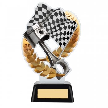 LARGE MOTORSPORT ACRYLIC AWARD T/119 S112