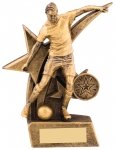 6" ZODIAC MALE FOOTBALL FIGURE AWARD