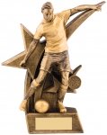 10.25" ZODIAC MALE FOOTBALL FIGURE AWARD