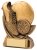 4" FOOTBALL BOOT AND BALL MOTION AWARD