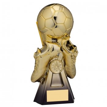 6.25inch GRAVITY BOOT AND BALL FOOTBALL TROPHY